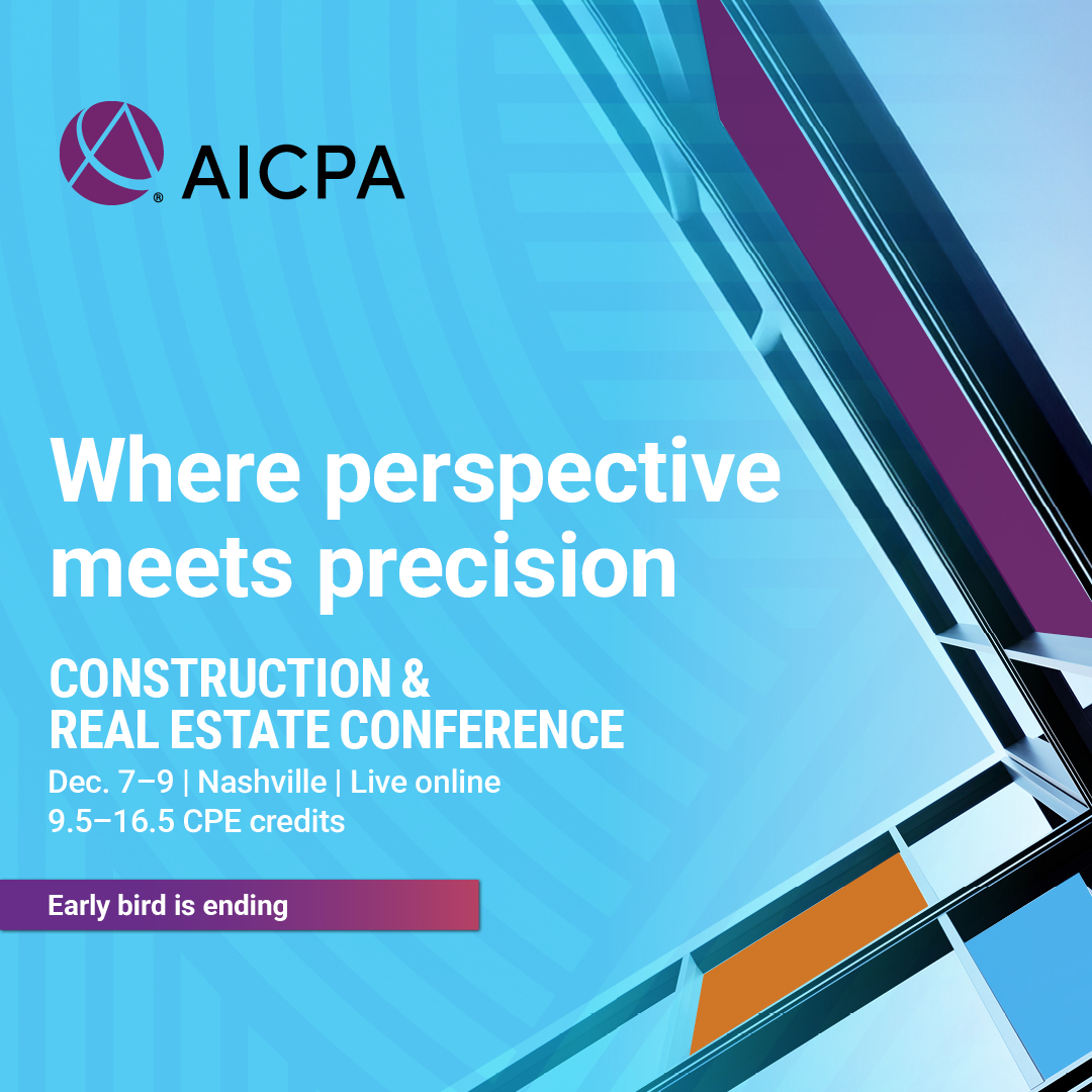 AICPA Construction & Real Estate Conference