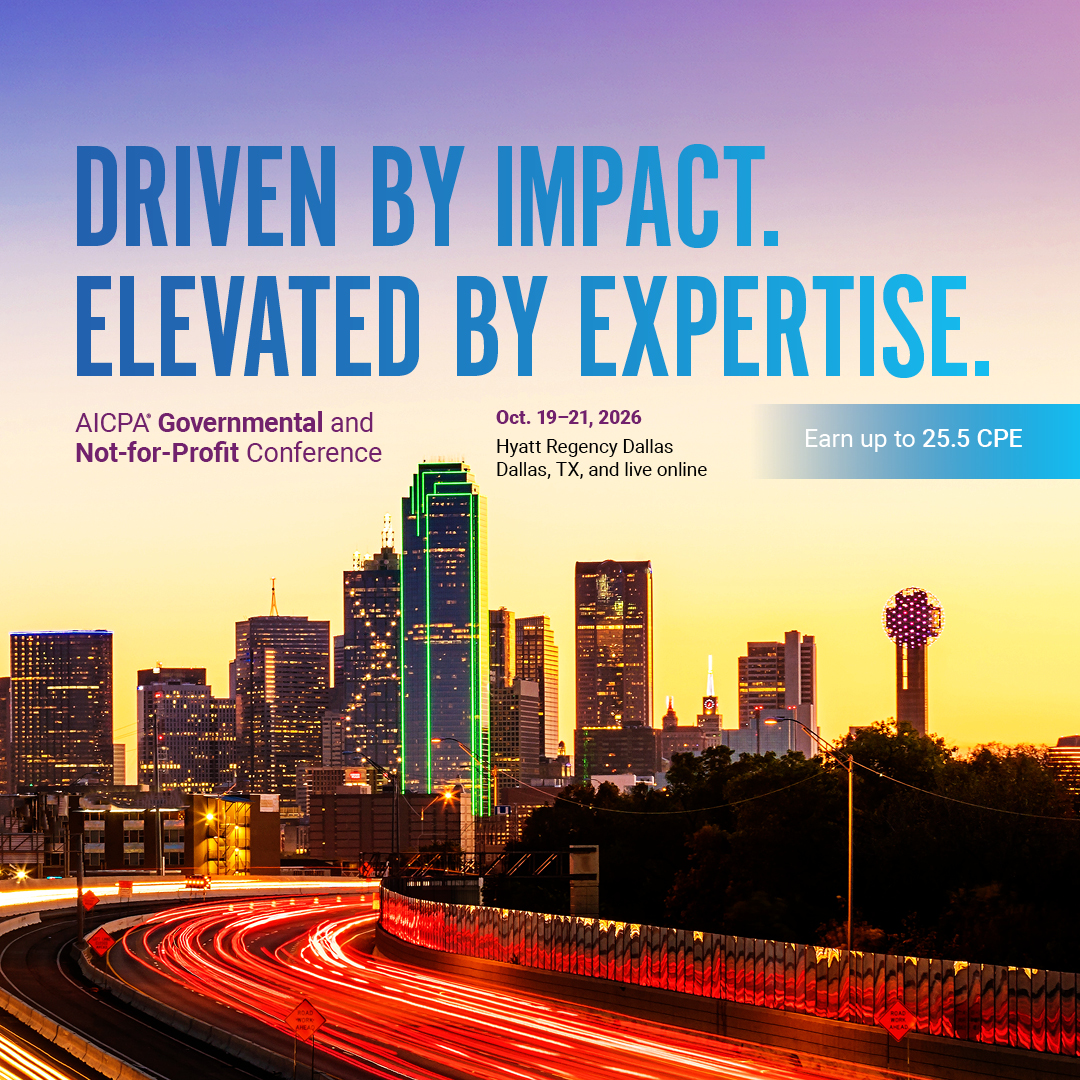 AICPA Governmental and Not-for-Profit Conference